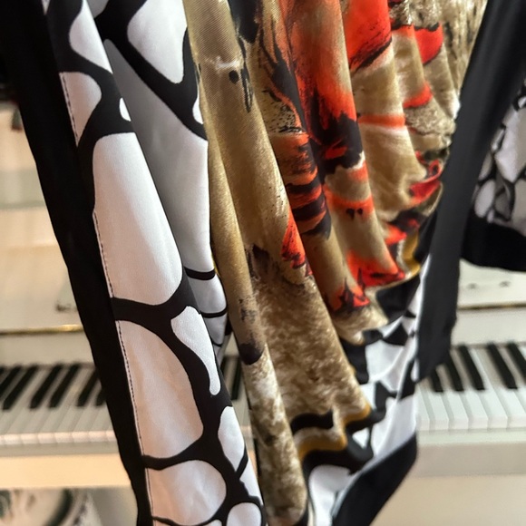 Ness Multicolor Abstract Floral Women's Top Smal - Picture 10 of 15